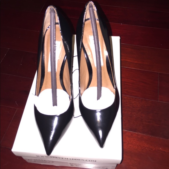 Steve Madden Proto Black Leather size 5 New - Picture 4 of 9